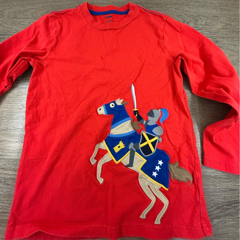 Red Knight Graphic Kids Shirt